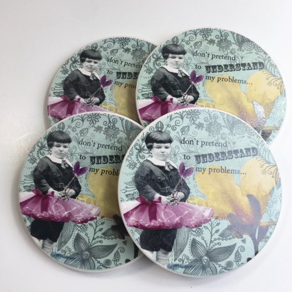 Coasters Don't Pretend Understand My Problems NIB - Picture 3 of 3